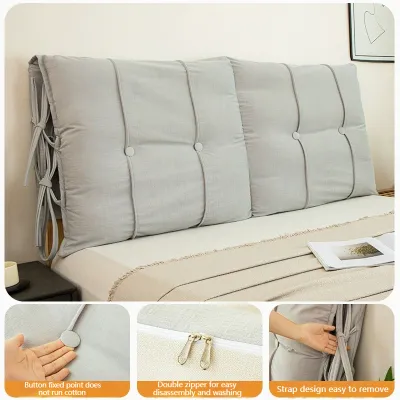 MAIA Headboard Back Cushion Soft Bag Tatami Bed Soft Pack Anti-Collision Sponge Big Cushion Versatile Home Decor