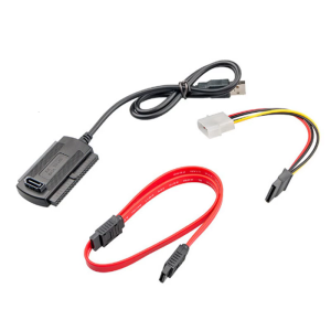 Plugs and Play USB2.0 Adapter Cable for IDE 2.5in/3.5in Hard Disks and Devices with Fast Data Transfer