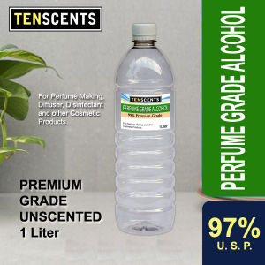 TENSCENTS DEODORIZED 500ml PGA Perfume Grade Alco UNSCENTED for parfum Making
