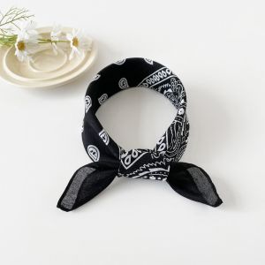 REFENT Scarf Hair Band Small Square Scarf Triangle Scarf Headband Printed Silk Scarf Elegant Clothing Accessories Cashew Nut Print Scarves Women