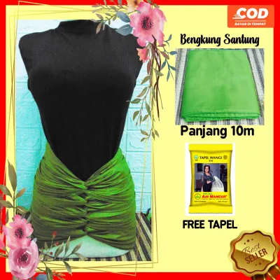 Bengkung Kain santung bebengkung bebeur ibu pasca melahirkan panjang 10meter Stagen pelangsing perut korset bengkung modern