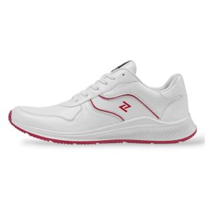 NAZ GARVIN - Sepatu Sneakers Pria NAZ Kasual Running Putih Merah Sepatu Jogging Pria 100% LOKAL