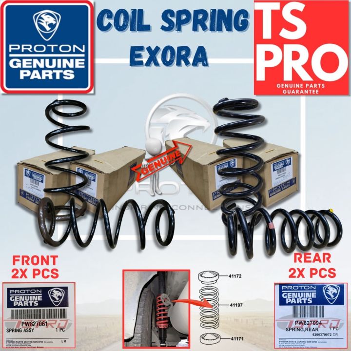 (1Pair)Proton Exora CPS Genuine Coil Spring Rear PW827094 Lazada