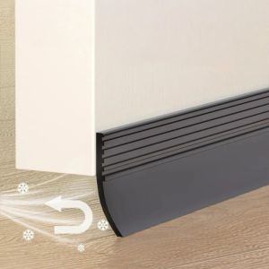 HEALMEYOU Soundproof Door Bottom Sealing Strip Self-adhesive Insect Prevention Door Draft Stopper Professional 100cm Draught Excluder Living Room