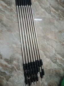 (L6m)Sào rút inox đa nănggậy kéo dài như ýkéo ra thu gọn.móc cành câylấy quả trên caophơi đồtreo lồng chimquét mạng nhệnvợt cácọc mắc màn