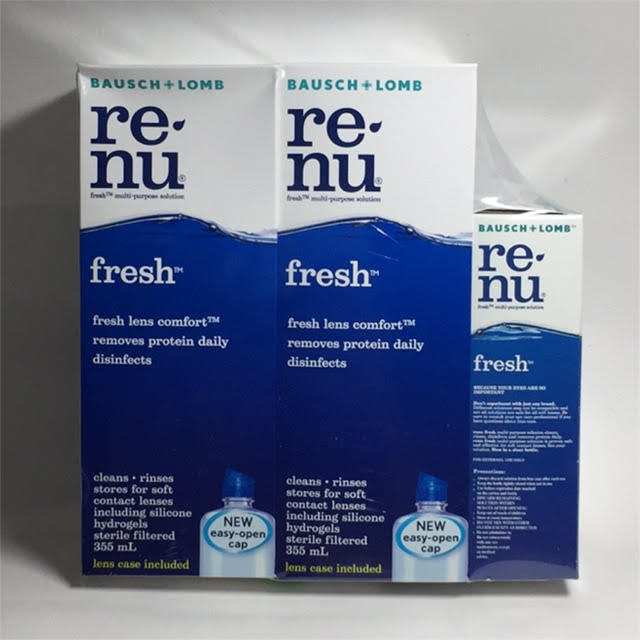 Bausch & Lomb Renu Fresh Multi Purpose Solution for Contact Lens (2 x