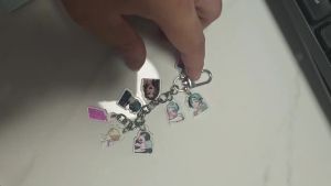 Alien Stage Anime Keychain Mizi Sua Till Ivan Luka Hyuna Cartoon Figure Acrylic Pendant Charm Phone Chain Backpack Hanging Ornament Cosplay Gift