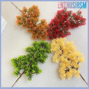 【Enthusiasm】🌟🌟【Hot Sale】🎈 Plastic Artificial Pine Cypress Plant Bonsai Desktop Garden Plastic tree Branch