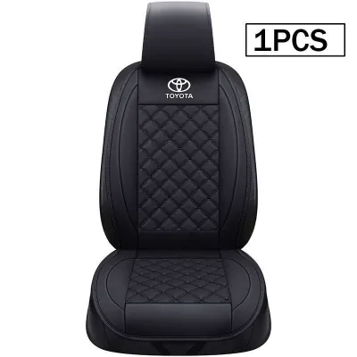 WorldAutoParts Car Seat Cover Leather Protector Universal Upgraded Waterproof Breathable Coverage Wear-Resistant Non-Slip Vehicle Cushion Covers for Toyota Camry Corolla Vios Hilux Innova Avanza Yaris Etios