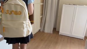 Simple backpack for girls college students middle and high school students lightweight casual travel small backpack ins Wind
