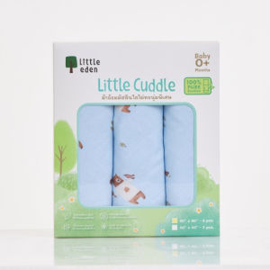 LITTLE EDEN ผ้าอ้อมใยไผ่ธรรมชาติ 100% รุ่น Premium Collection 30x30 นิ้ว (4pcs.)