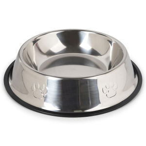 【SHOPLUS】High Quality Stainless Steel Pet Bowl Water Dish Pet Travel Food Feeding Bowl Dog Cat Bowl Stainless Steel Food Dog and Cat Bowl Puppy Pet Bowl Non Slip Food Water Feeding Dish Mangkuk Haiwan Binatang Mangkuk Kucing GP2001