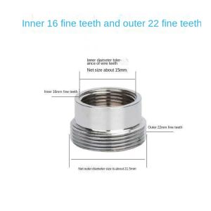 DANDARU External Wire Female-Male Faucet Adapter Set Washer Copper Pipe Fittings Kitchen Connector Plumbing fittings