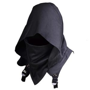 Medieval Cowl Hooded Hat Knight Hooded Cape for Celts Men Rogue Hat Cosplay for Halloween Dress up