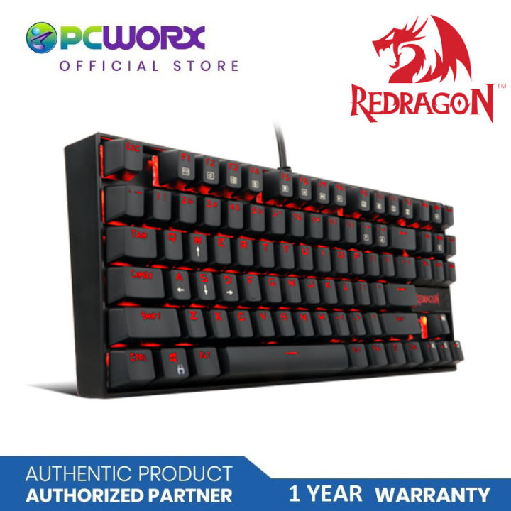 Redragon Keyboard Kumara K552 TKL Black Mechanical Keyboard Outemu Blue ...