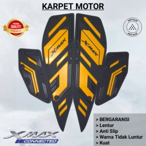 ksesoris Karpet Motor Pijakan Kaki New Xmax Connected 2023 2024 Bahan Karet Tebal Anti Slip