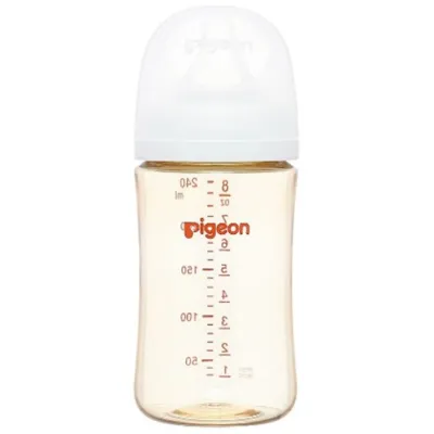 Bình Sữa Pigeon Softouch PPSU Plus WN3 Thế Hệ Thứ 3 Nhựa Cao Cấp Chịu Nhiệt Tốt 160ml 240ml - Bibo Mart