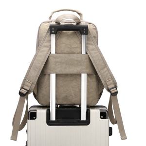 YOOXI กระเป๋านักเรียนไนลอนกระเป๋าเป้สะพายหลังความจุขนาดใหญ่กันน้ำน้ำหนักเบากระเป๋าเดินทางคอมพิวเตอร์กระเป๋าเป้สะพายหลังหลายชั้น