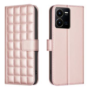 Shockproof Phone Case For Vivo Y03 Y18 Y36 Y27 Y35 Y22 Y22S Y33T Y33S Y21T Y21E Y21 Y21S Magnetic Small Fragrant Wind Leather Wallet Card Slot Flip Cover Casing
