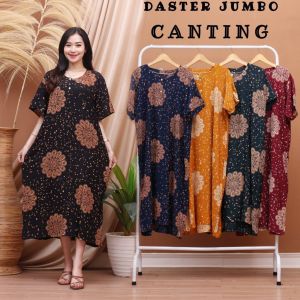 Ariefa Batik - Gamis Midi Dress Chibi Susun Rayon Mutiara Daster Chibi Lengan 3/4 Busui Terbaru Kekinian
