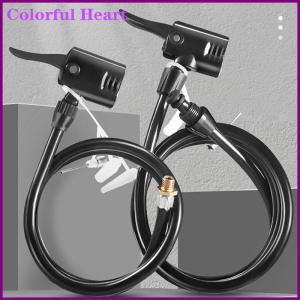 Colorful Heart 70 80 120CM Bike Air Pump Extension Tube Pump Bicycle Hose Air Pump Connector Bike Air Pump Tire Inflator Nozzles Accessories