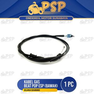 Kabel Gas Beat New Pop eSP (Bawah) - Cable Cabel Tali Seling Kawat Throttle Iner Gas Honda Beat