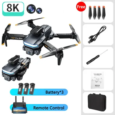 HENDO A15 Pro Drone 4K HD Camera Altitude Obstacle Avoidance Aircraft Foldable Quadcopter Rc Helicopter Toys with free Gift