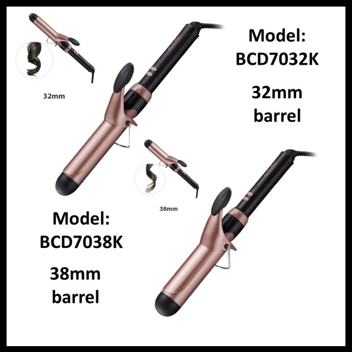 Babyliss BCD7032K 32mm BCD7038K 38mm Glam Touch Wave Rod Straightener Hair Curler Babyliss Hair Curler Babyliss BCD7032K