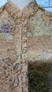 set kebaya pesta kebaya brukat terbaru kebaya tunik TERMURAH +  slendang