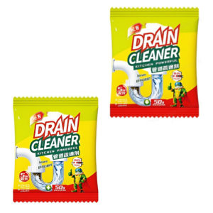 Powerful Drain Dissolving and Unclogging Agent Drainage Clog Remover Easily Dissolves Grease/Hair/Oils Dredging Agent Sink Pipes Cleaner