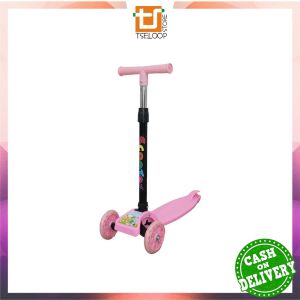 OFM-M95 Mainan Otopet Scooter Anak Otoped Kumbang Skuter Anak Roda 3 Bisa Lipat Lampu LED Roda Murah