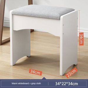SANALI Dressing table chair Modern simple chair bedroom home chair Nordic dressing stool nail makeup stool
