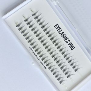 MINIFELE 262 3D Wispy Cluster Lashes Soft Handmade Flase Lashes Natural Individual Lashes DIY