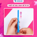 Bút sáp lụa vặn Silky Crayons Thiên Long Colokit - 12/24 màu, chất sáp lụa mềm mướt vượt trội, khô nhanh không lem tay. 