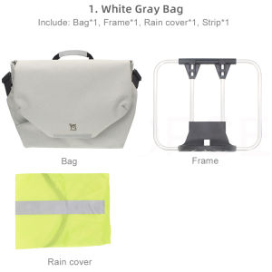 TWTOPSE Bicycle City Messenger 2.0 S Bag For Brompton Folding Bike 3SIXTY PIKES Fit 3 Holes DAHON Tern Crius Laptop Functional Cycling Bags