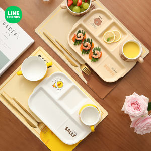 Line Friends Brown Cony Sally Ceramic Compartment Plate