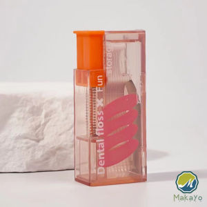 Makayo กล่องเก็บไหมขัดฟัน อัตโนมัติ ป๊อปอัพ  ขนาดพกพา Floss storage box