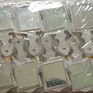sultan souvenir..Souvenir Pernikahan Kaca Gagang Putih kotak Souvenir Pernikahan souvenir khitanan 50 PCS / sovenir murah /sofenir unik bermanfaat