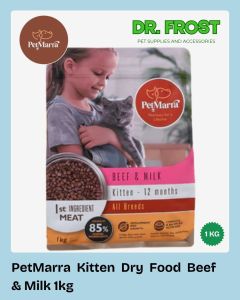 PetMarra Kitten Dry Food Beef & Milk 1kg