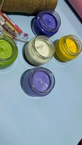 Lemongrass scented candle
