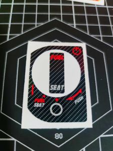 สติ๊กเกอร์ตกแต่งเบ้ากุญแจ จีออโน่ หลีด  (  Giorno LEAD  ADV PCX CLICK  Scoopy i ) สะท้อนแสง