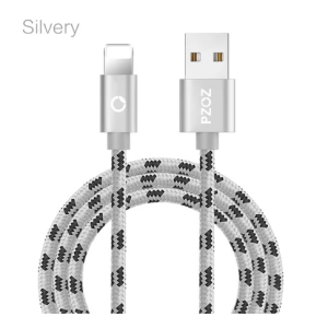 【LOCAL】PZOZ Cable For iPhone Charger Nylon Braided Fast Charging Lightning 8 Pin Cord Compatible iPhone 14/13/12/11/XR/XS/8/7/Plus/6S/SE/5 Pro Max iPad/Mini
