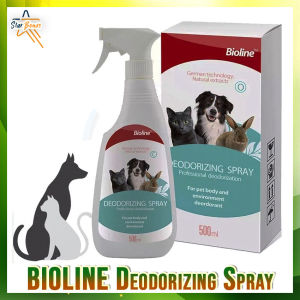 Bioline Deodorizing Spray for Pets 500ml / Bioline Deodorizing Spray Eliminates Unpleasant Smell for Dogs 175ml