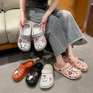 [Free Shipping] Summer non-slip sandals for women thick-soled cute casual suitable for outdoor wear Ins-style beach clogs