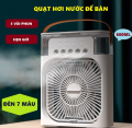 UPUPIN Quạt mini Máy tạo độ ẩm Máy khuếch tán tinh dầu 600ml Quạt phun sương để bàn có đèn LED. 