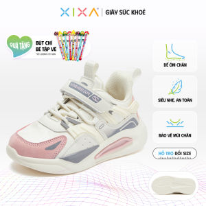 Giày Thể Thao Phòng Chân Bẹt HOBIBEAR Sketch Pink Xixa by Fandy Kids Đế EVA Chống Trượt - Bảo Hành Trọn Đời