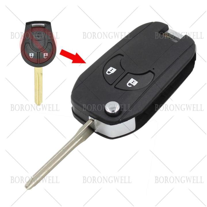 2 Button Flip Folding Remote Car Key Case Shell Fob Cover Case Styling ...