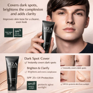 ✨Natural Lightweight BB Cream For Men Tone-Up Concealer Hydrating Non-Comedogenic & Long-Lasting