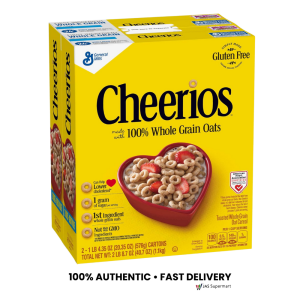 General Mills Cheerios Gluten Free Cereal 576g – Toasted Whole Grain Oats