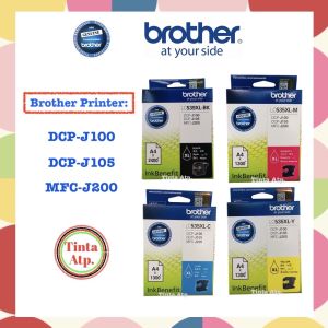 Original Brother Ink Cartridge for DCP - J100 / DCP - J105 / MFC - J200 ( LC535XL Color   LC539xl - Bk )